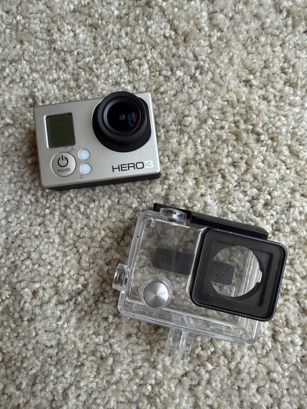 GoPro HERO3 Silver Action Camera with Clear Waterproof Case